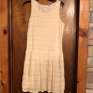 Cato medium cream lace dress